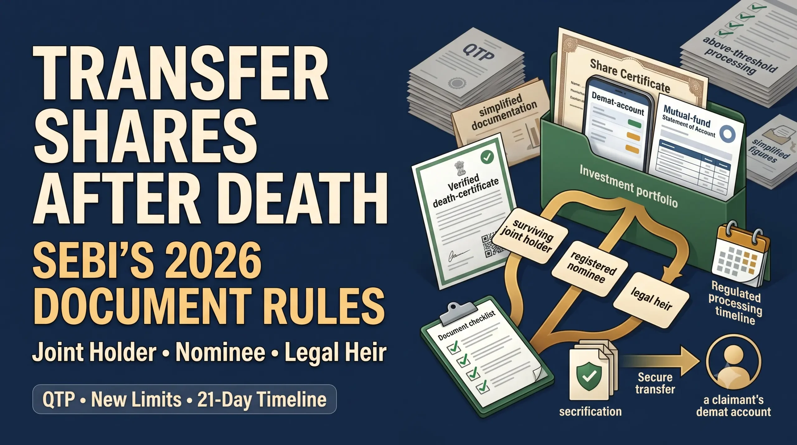 Documents required to transfer shares after death under SEBI 2026 rules