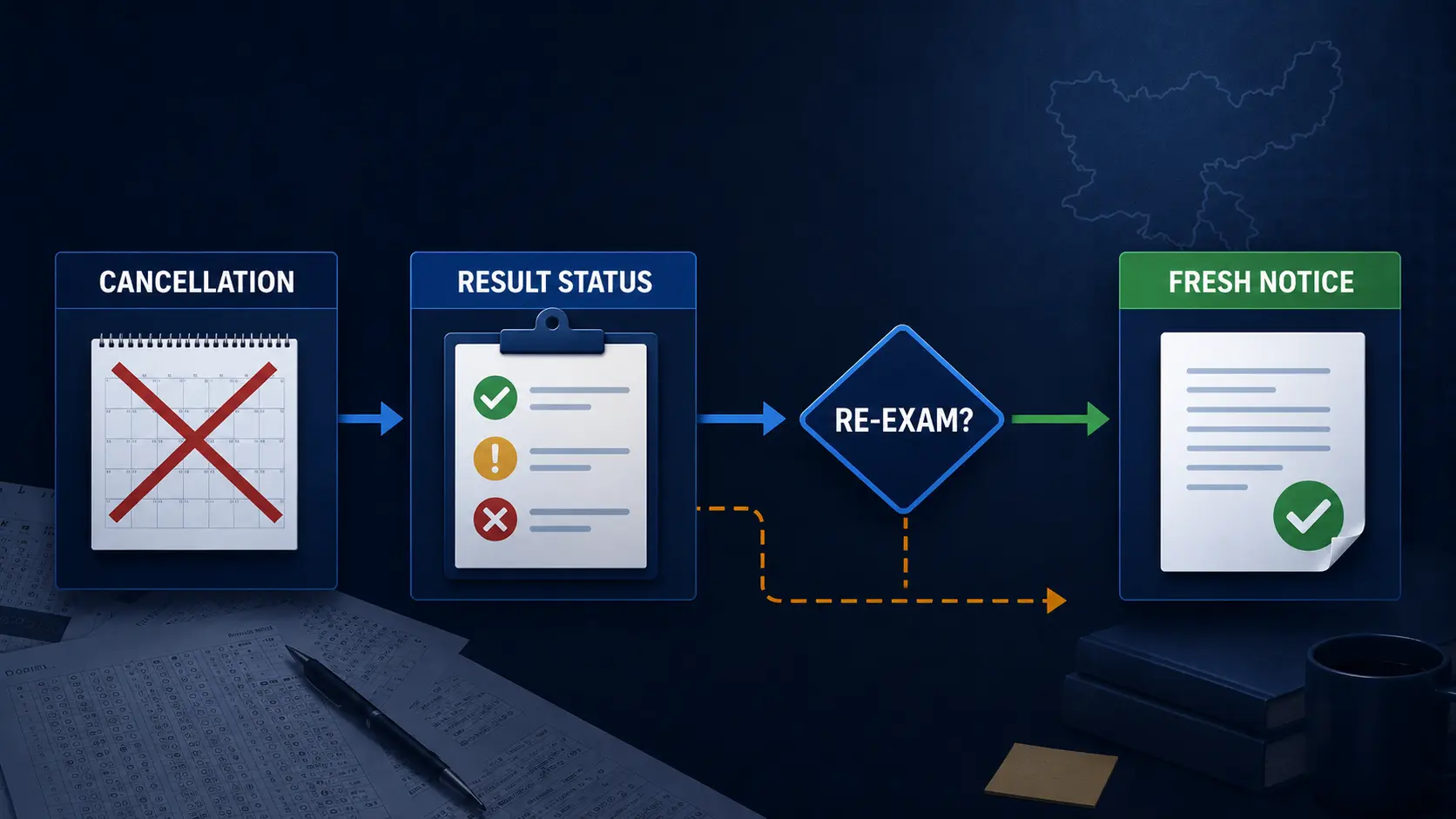 14th JPSC exam cancelled re-exam and prelim result status flow