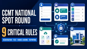 CCMT National Spot Round Explained: Registration, Fees, Choice Locking and Physical Reporting