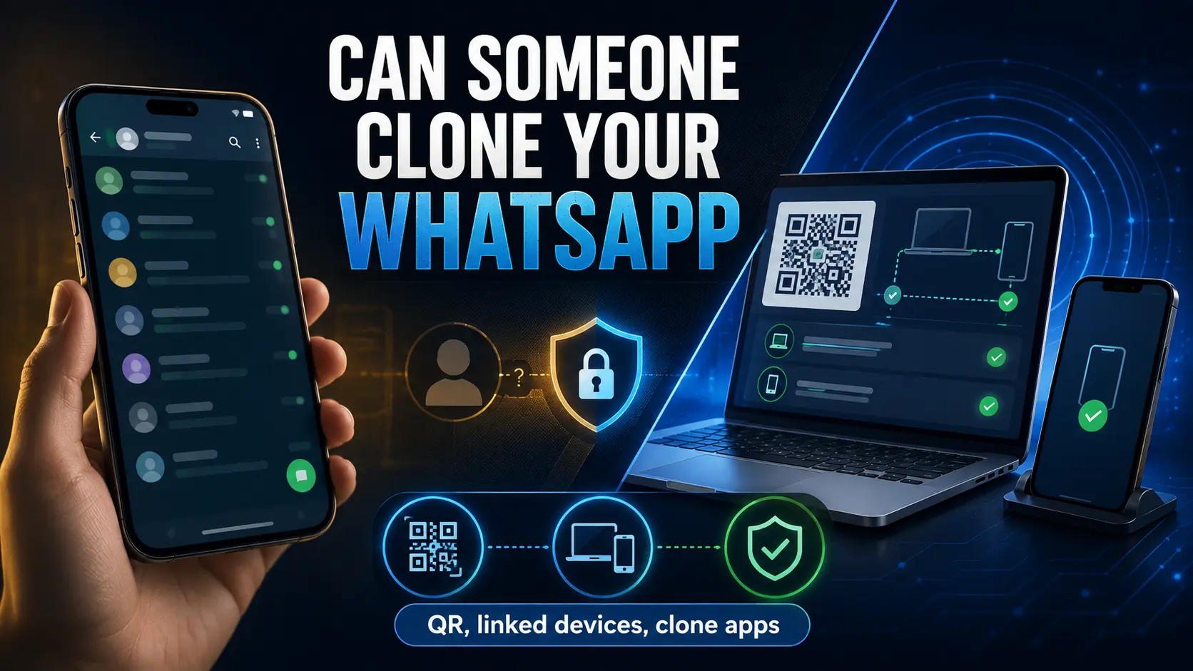 can someone clone your WhatsApp QR linked devices and clone apps