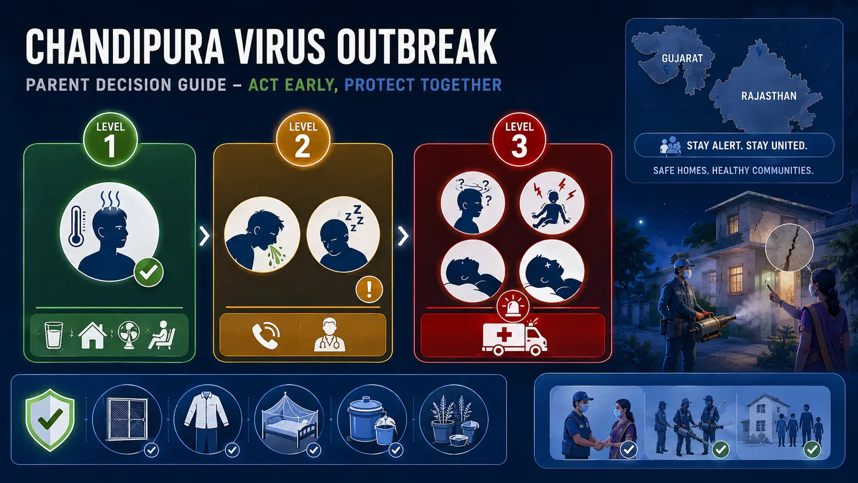 Chandipura virus symptoms in children including five urgent warning signs