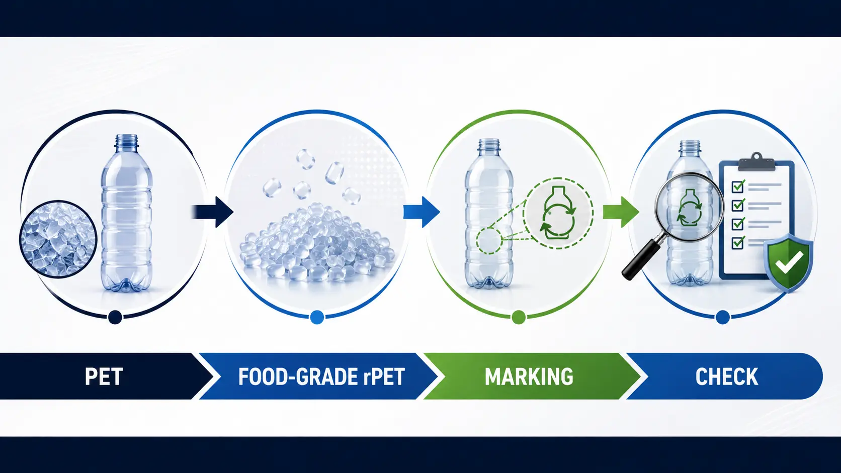 Diageo bottle seizure India explainer showing PET, food-grade recycled PET and required packaging identification