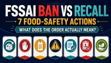 FSSAI Ban vs Recall: 7 Food-Safety Actions Consumers Must Understand