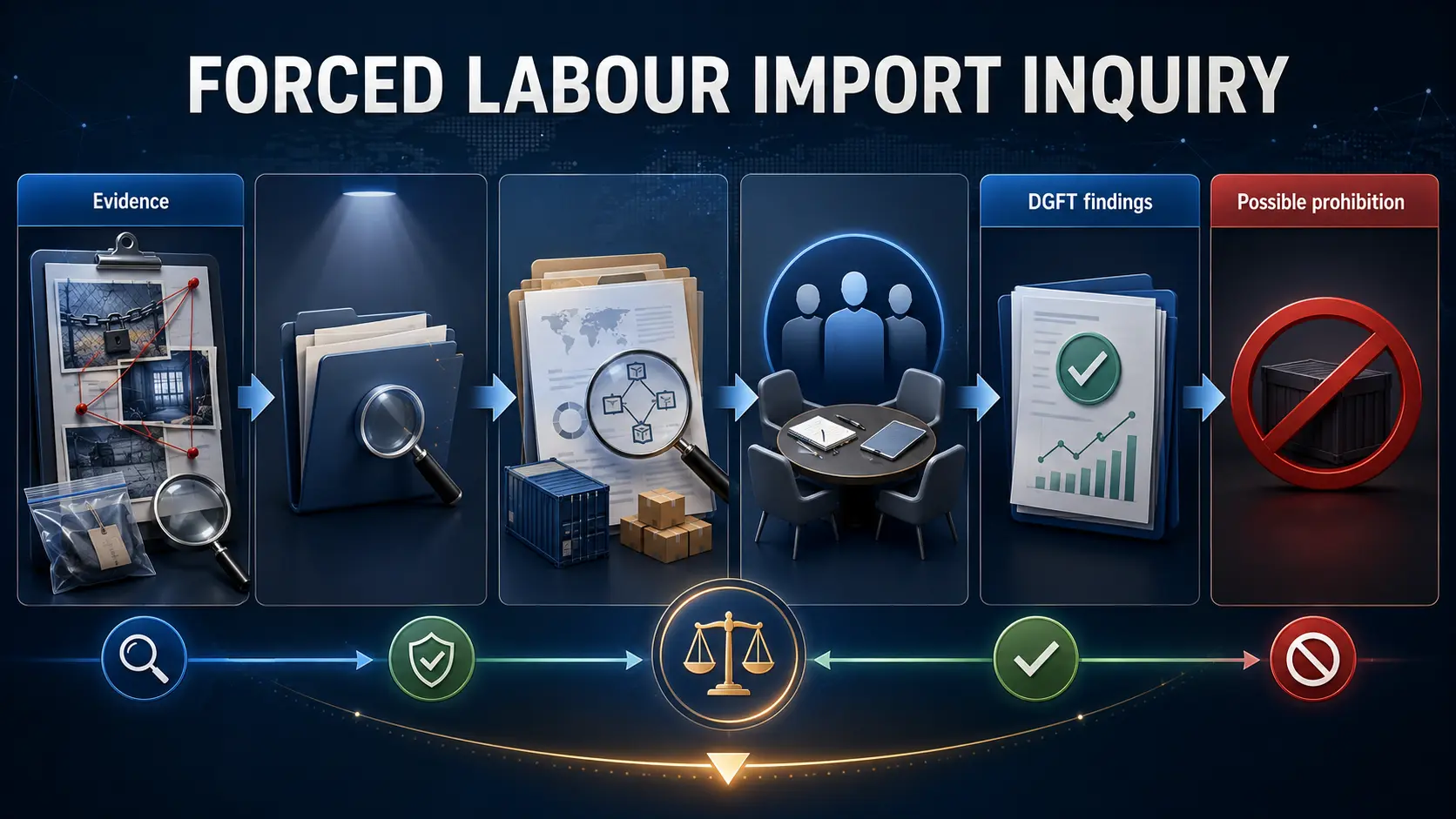 India forced labour import ban inquiry process