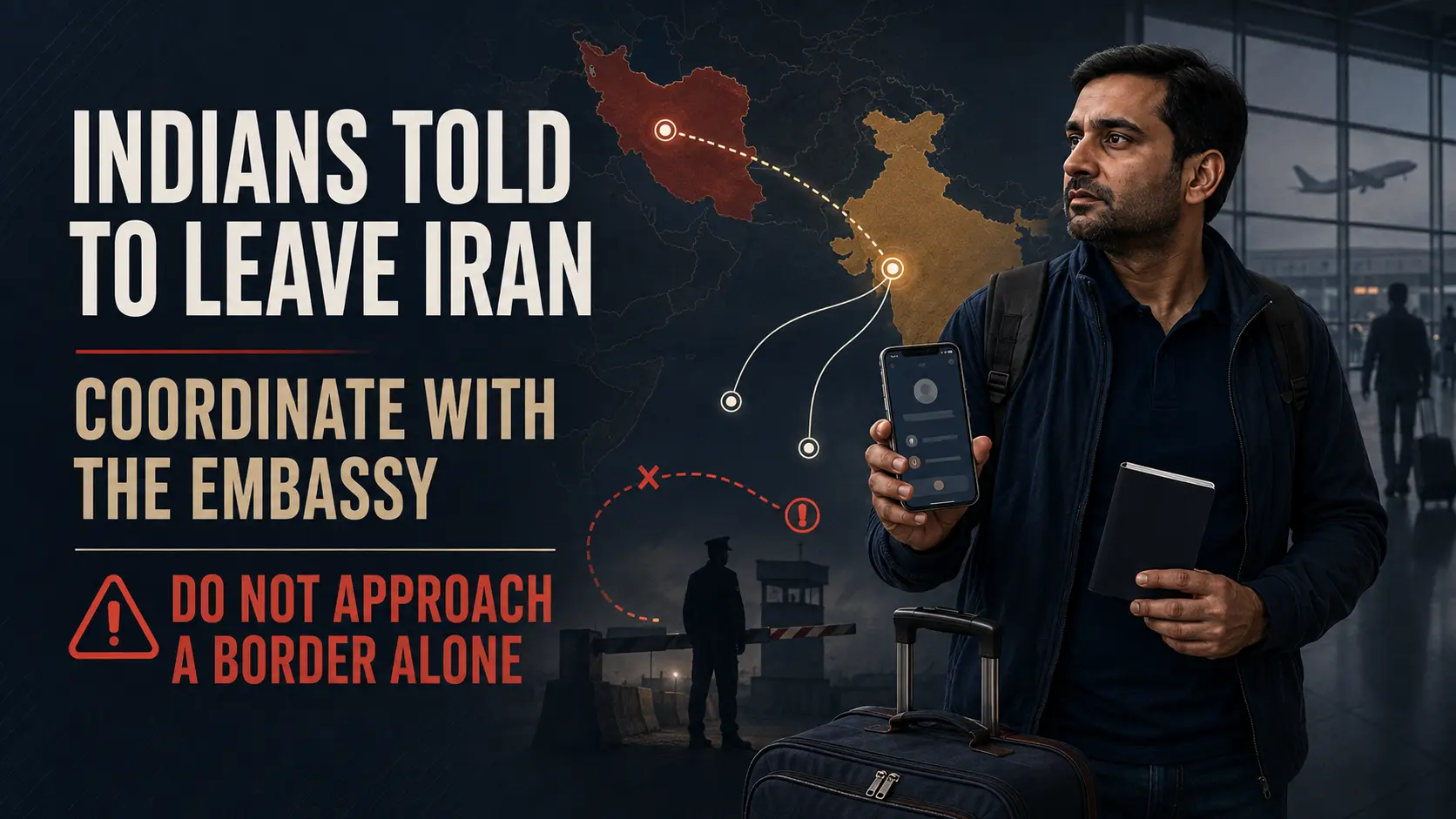 Indians leave Iran expeditiously with Embassy-coordinated travel guidance