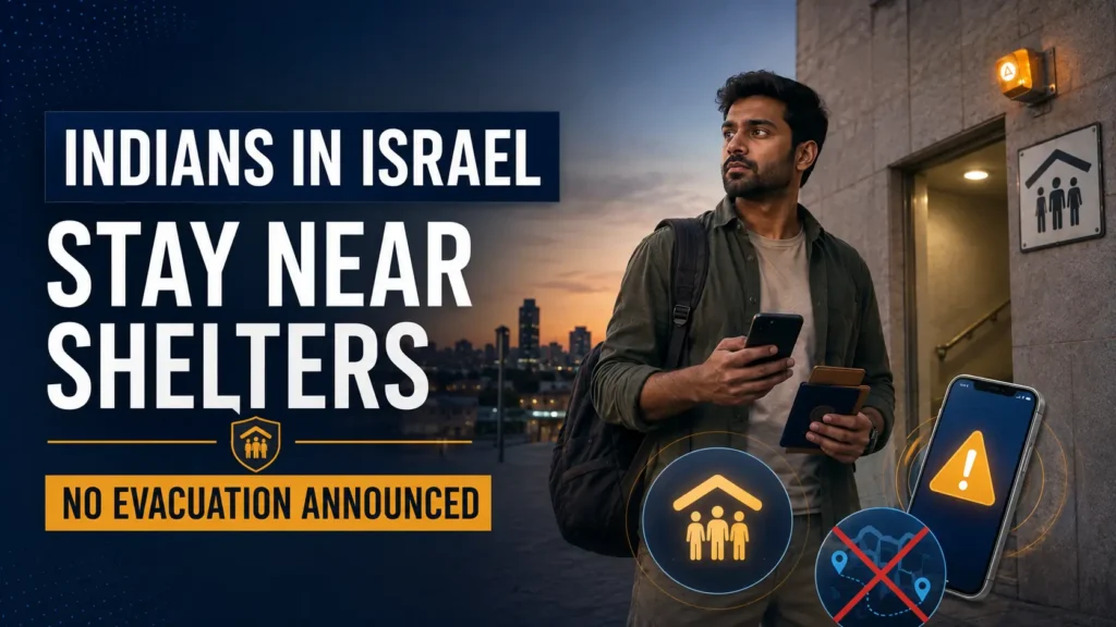 India Israel Advisory: Citizens Told to Stay Near Shelters—Is an Evacuation Underway?