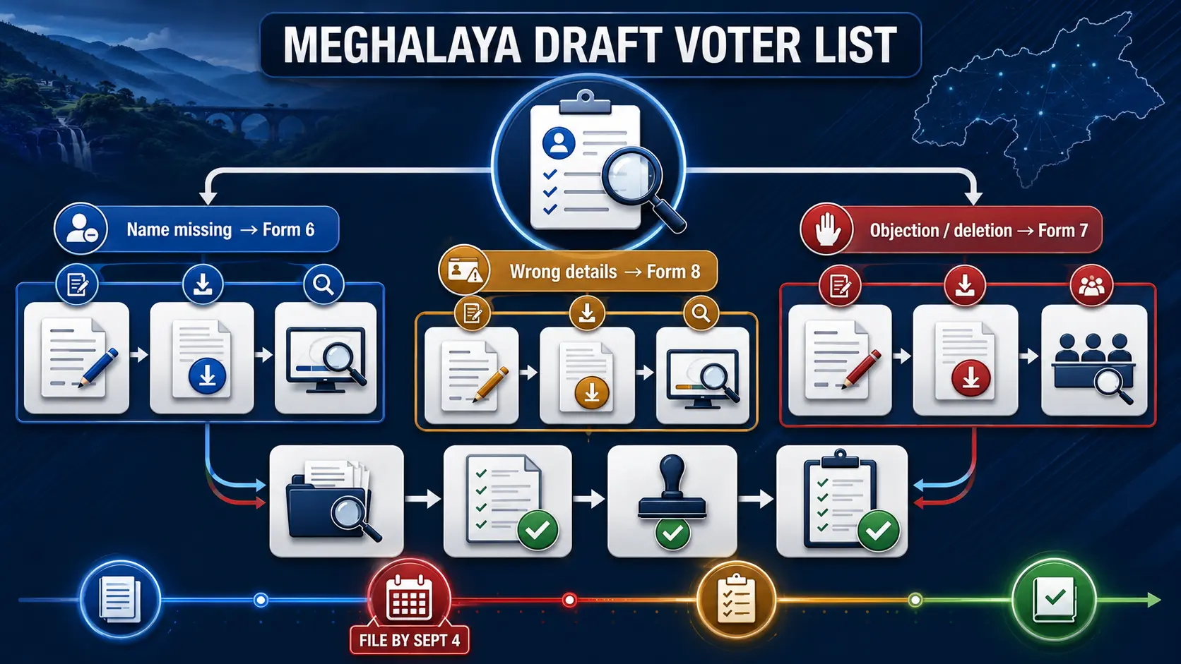 Meghalaya draft voter list 2026