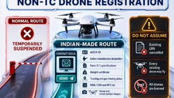 Non TC Drone Registration in India: What DGCA Suspended, the Indian-Made Route and Existing-UIN Questions