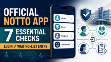 Official NOTTO App Guide: 7 Checks Before Donor, Recipient or Citizen Login