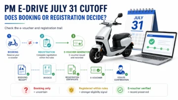 PM E-DRIVE Subsidy Last Date 2026: Does Booking or Registration Decide Eligibility?