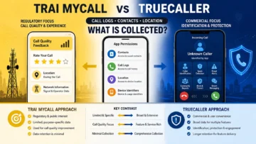 TRAI MyCall vs Truecaller Privacy: What Each App Collects, Shares and Lets You Delete