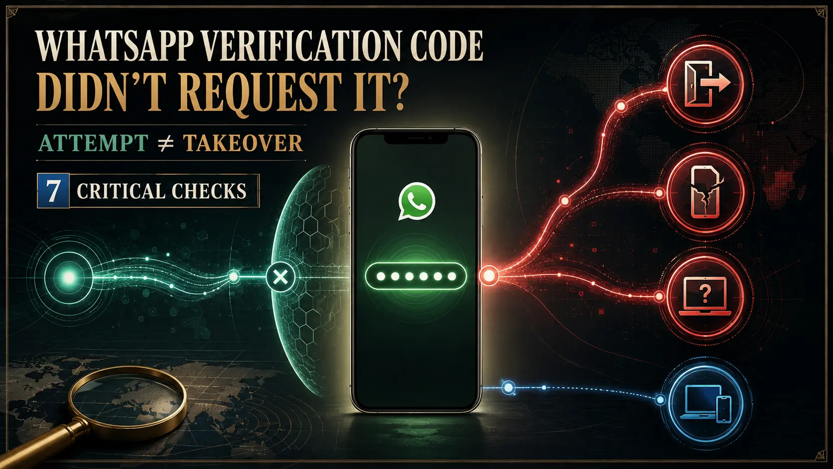 WhatsApp verification code I didn't request 7 critical checks
