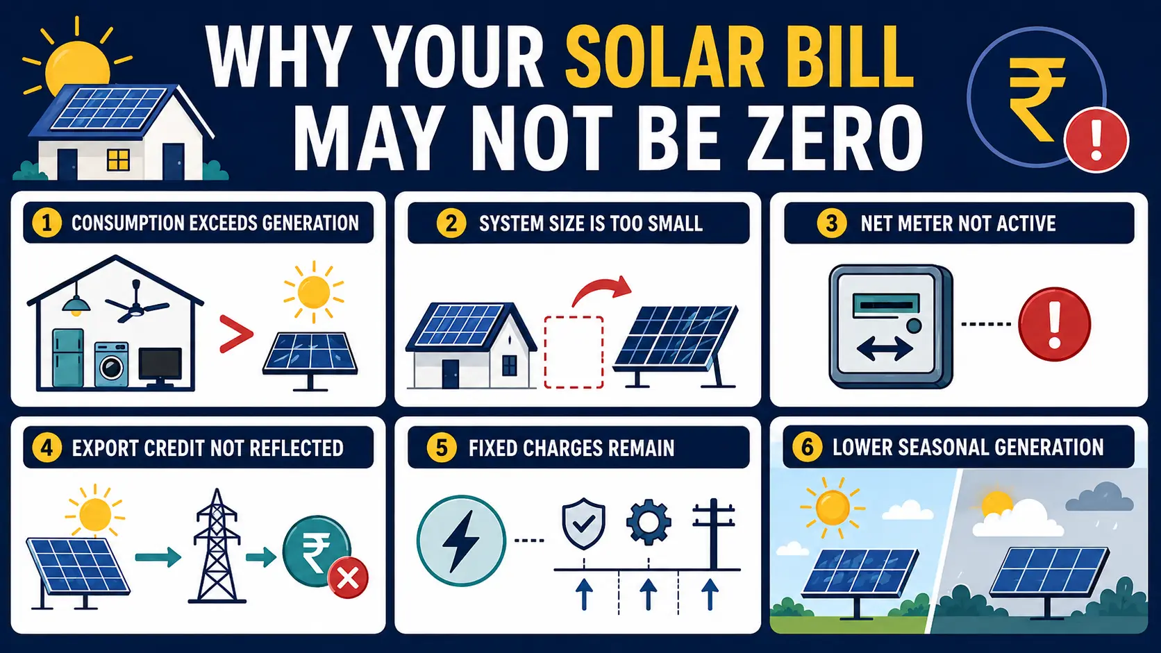 PM Surya Ghar zero electricity bill reasons
