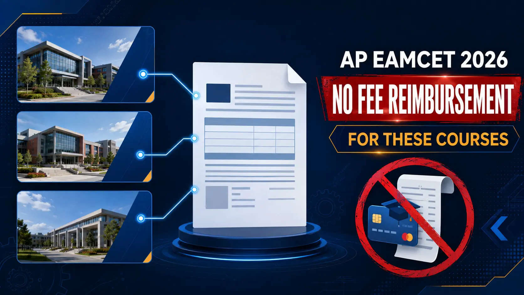 AP EAMCET fee reimbursement 2026 no reimbursement self-supporting courses