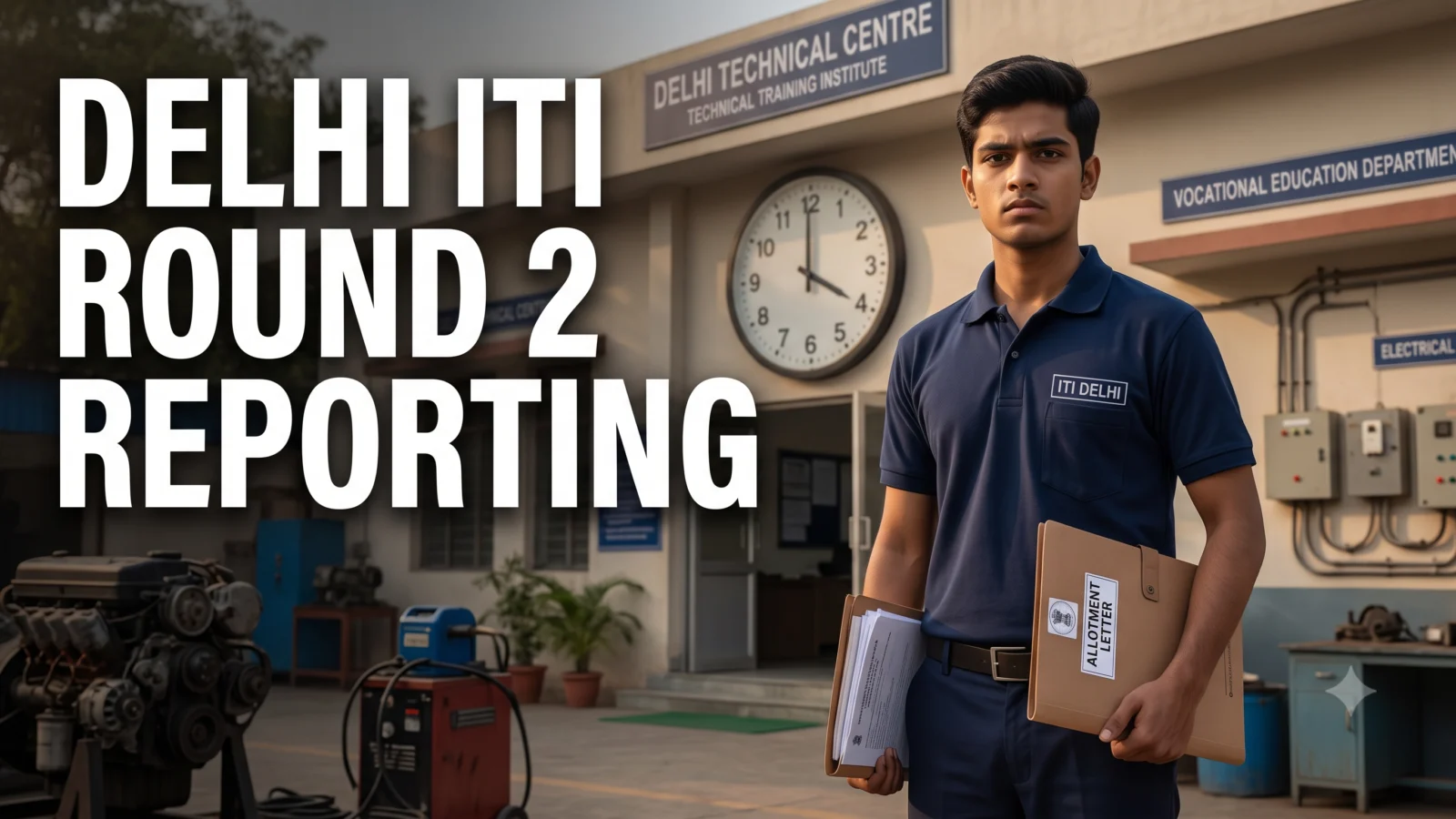 Delhi ITI Round 2 reporting deadline guide for allotted candidates