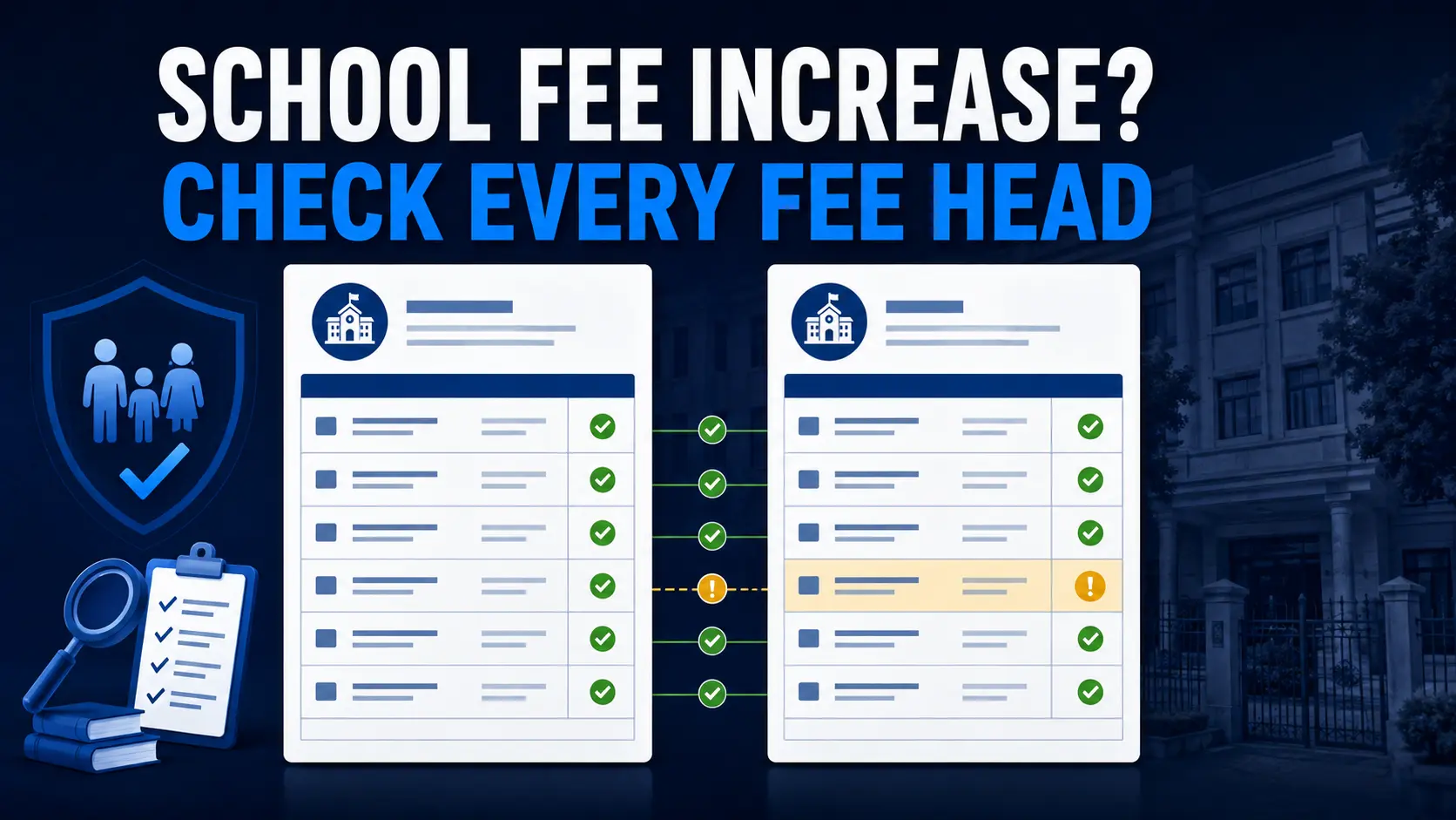 Delhi private school fee hike explainer telling parents to check every fee head
