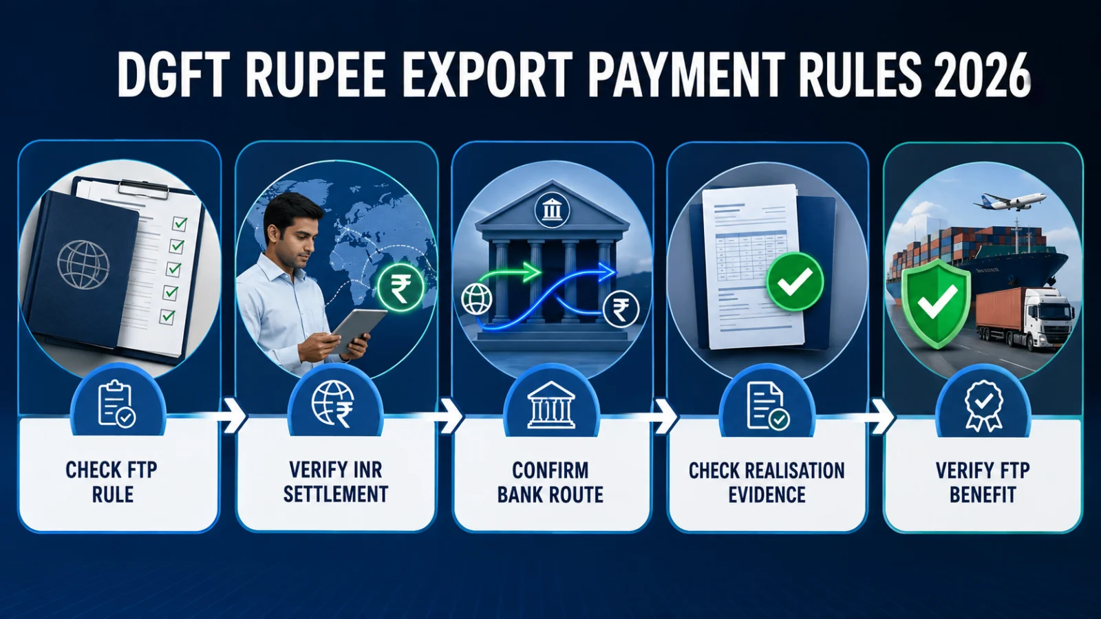 DGFT rupee export payment rules 2026 verification workflow