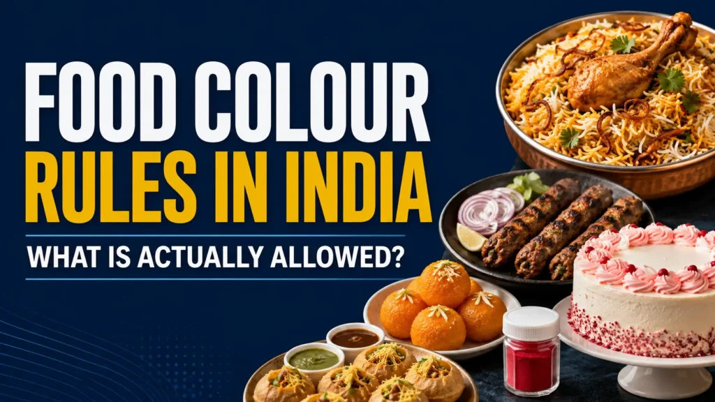 Food Colour Rules in India: What Is Allowed in Biryani, Kebabs, Sweets, Cakes, Street Food, Restaurants and Sweet Shops