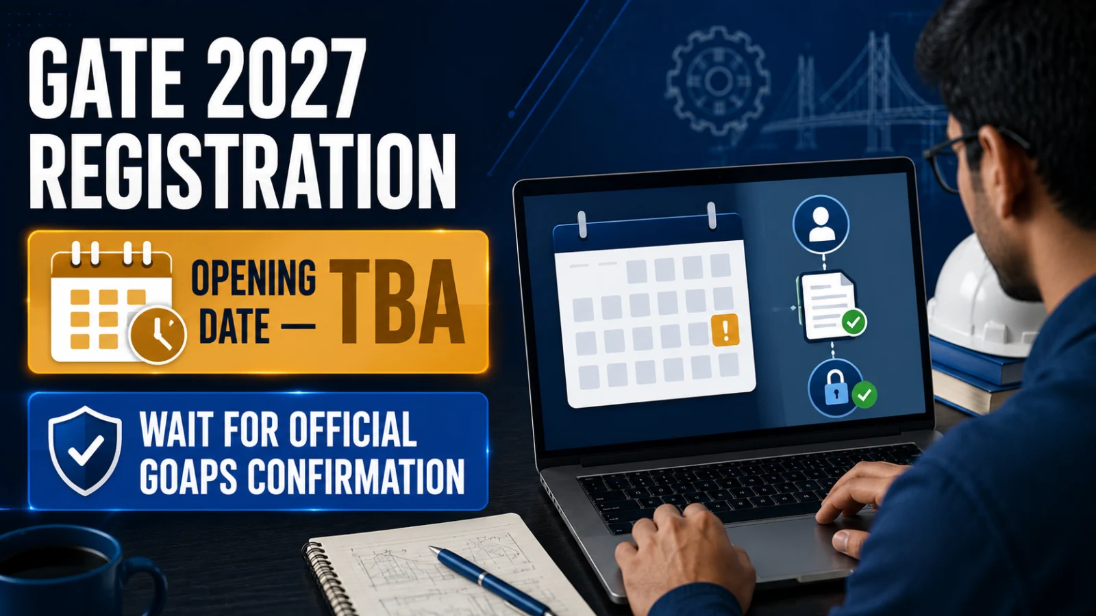 GATE 2027 Registration Delayed Again: Opening Date TBA, Sep 27 Deadline Still Listed
