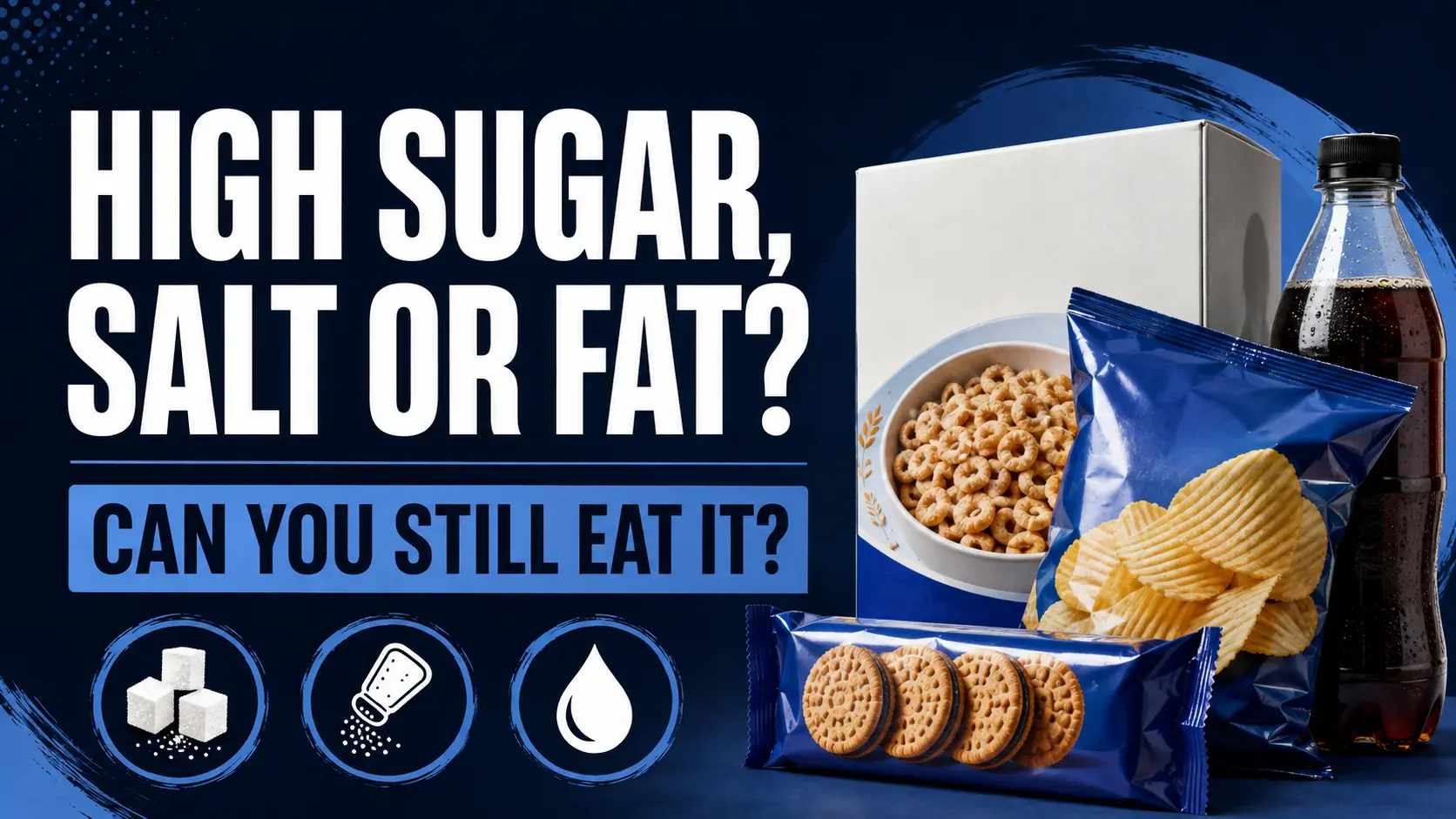 High sugar salt or fat warning labels for children adults and people with diabetes