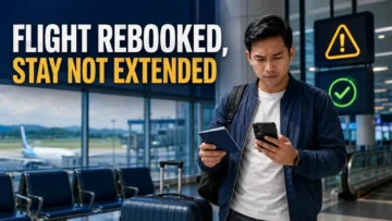 Flight Delayed or Cancelled in Malaysia: Does Your Permitted Stay Automatically Extend?
