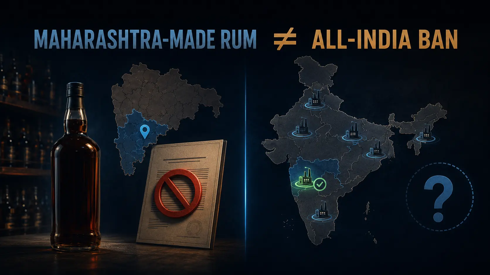 McDowell's No 1 Rum FSSAI Baramati prohibition and August 2026 revocation status