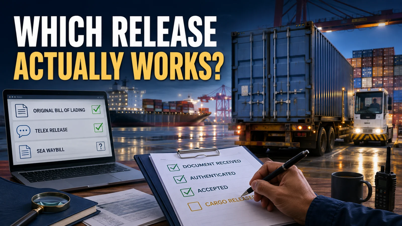 Original Bill of Lading vs Telex Release vs Sea Waybill: Which One Actually Releases Your Cargo?