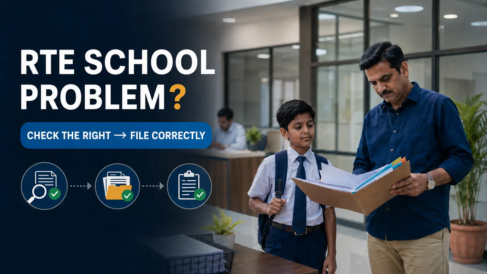 RTE school complaint in India parent guide