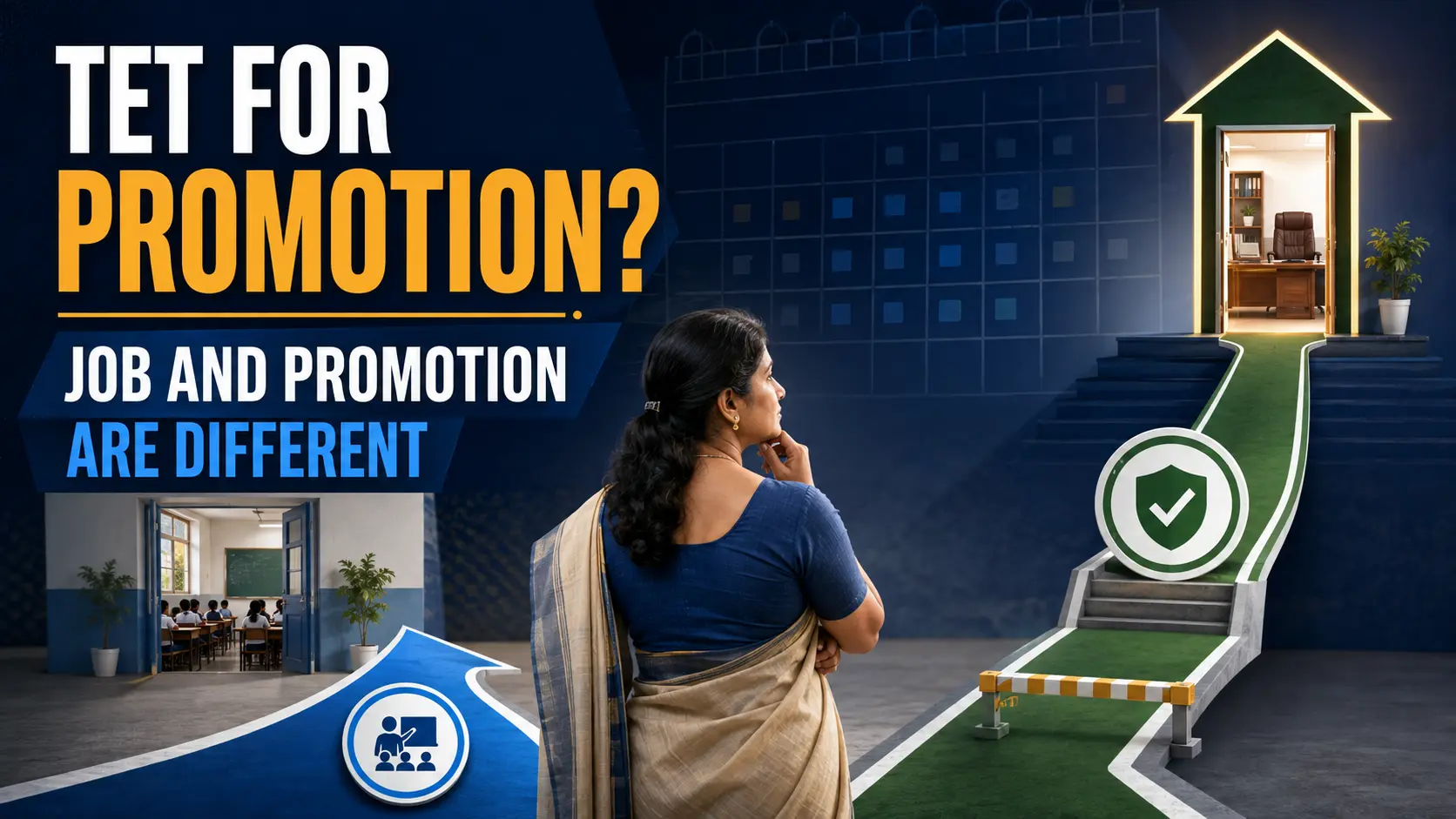 TET mandatory for promotion explained with continuation in service separated from teacher promotion eligibility