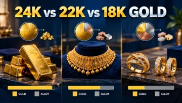 24K vs 22K vs 18K Gold: Purity, Price and Best Use Explained