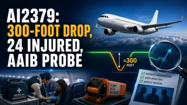 Air India AI2379 Incident: What Is Confirmed About the 300-Foot Drop, 24 Injuries and AAIB Investigation?