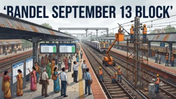 Bandel Train Cancellation September 13: Block Ended, Check Current Service