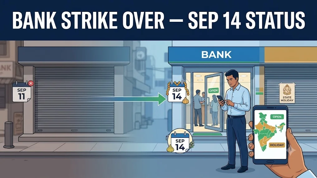 Bank Strike September 11 Is Over: Are Banks Open on September 14?