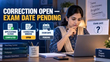 CTET 2026 Correction Window Open Until Sep 10; Revised Exam Date Still Pending
