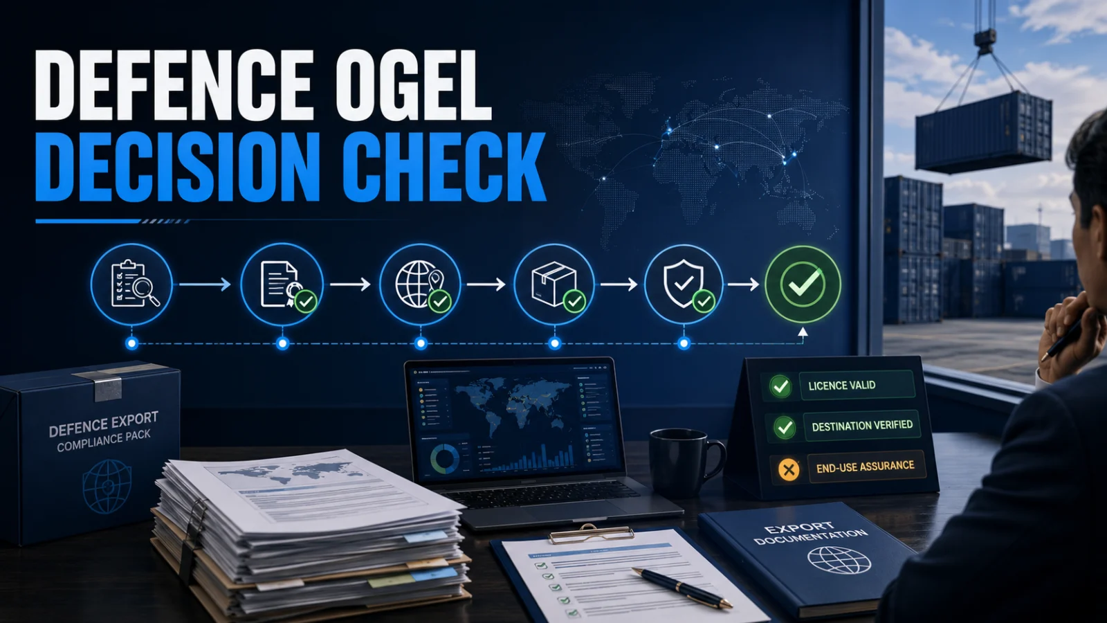 Defence export licence and eligibility decision path for India's Defence OGEL