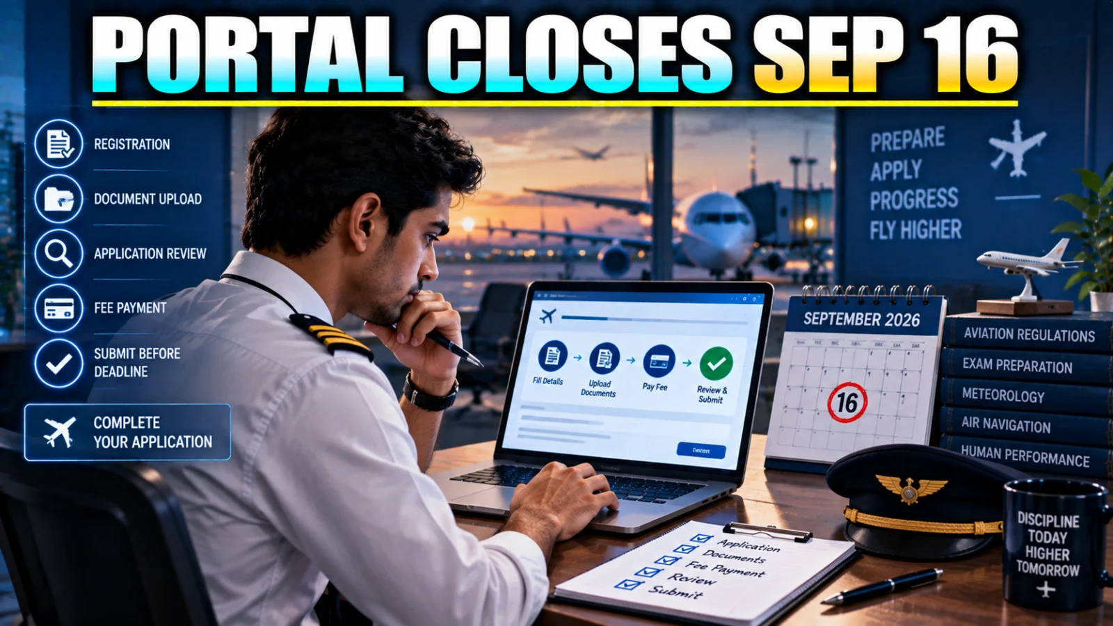 DGCA FATA S1 September 2026: Portal Window Open Until September 16
