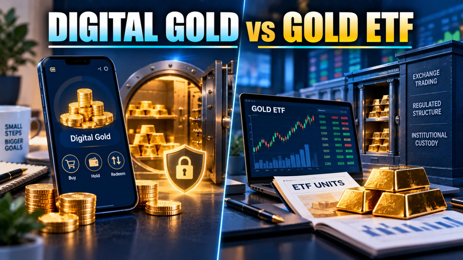 Digital Gold vs Gold ETF in India: Regulation, Risk and Ownership Compared