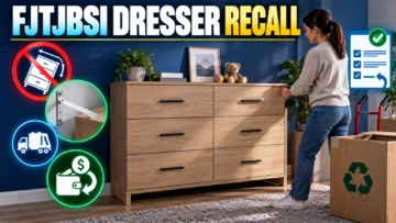 9,000 FJTJBSI Dressers Recalled: How to Check Yours and Get a Refund