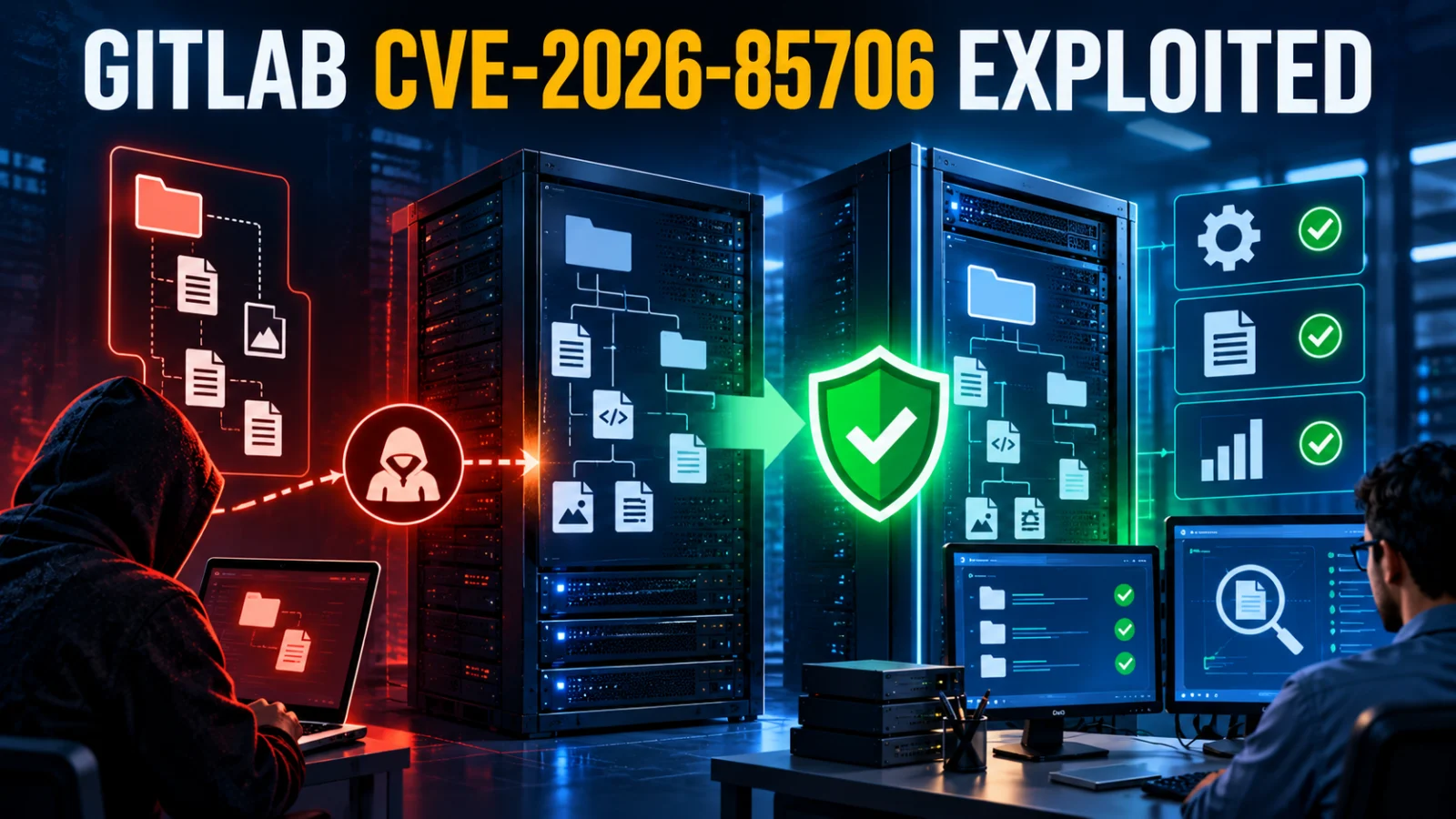 Self-managed code repository server patched after GitLab CVE-2026-85706 exploitation warning