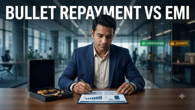 Gold Loan Bullet Repayment vs EMI: What Actually Changes?