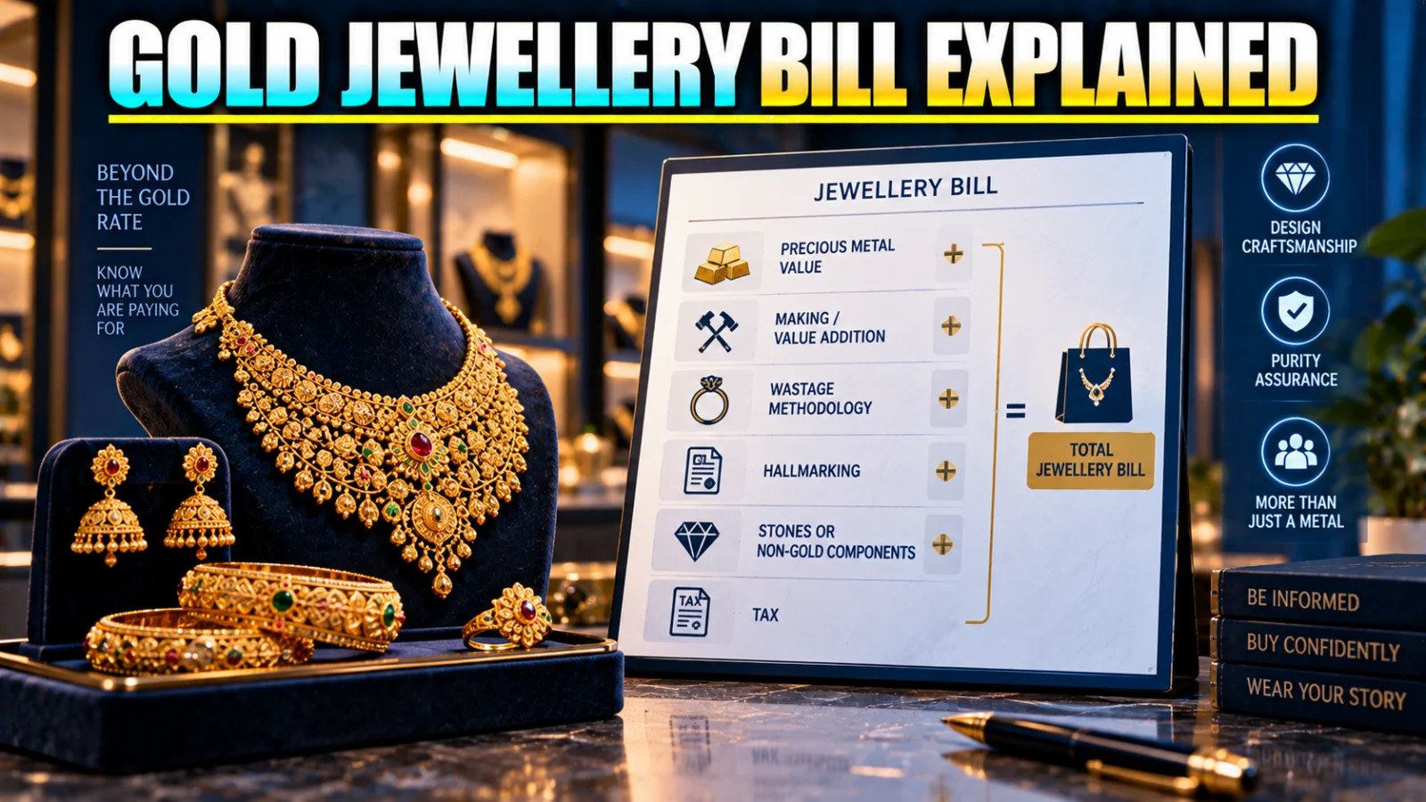 Gold Making Charges and Wastage Charges: What You Are Actually Paying For