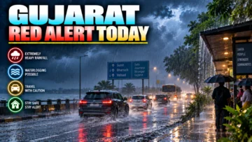 Gujarat Red Alert Today: Sep 15 Flash-Flood Risk and Districts to Check