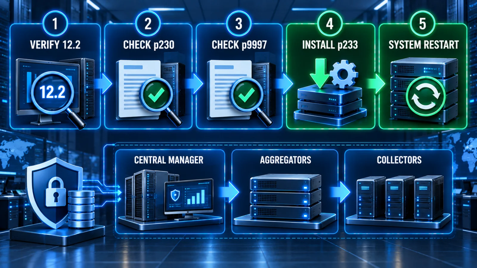 Guardium 12.2 p233 prerequisite and patch-order workflow