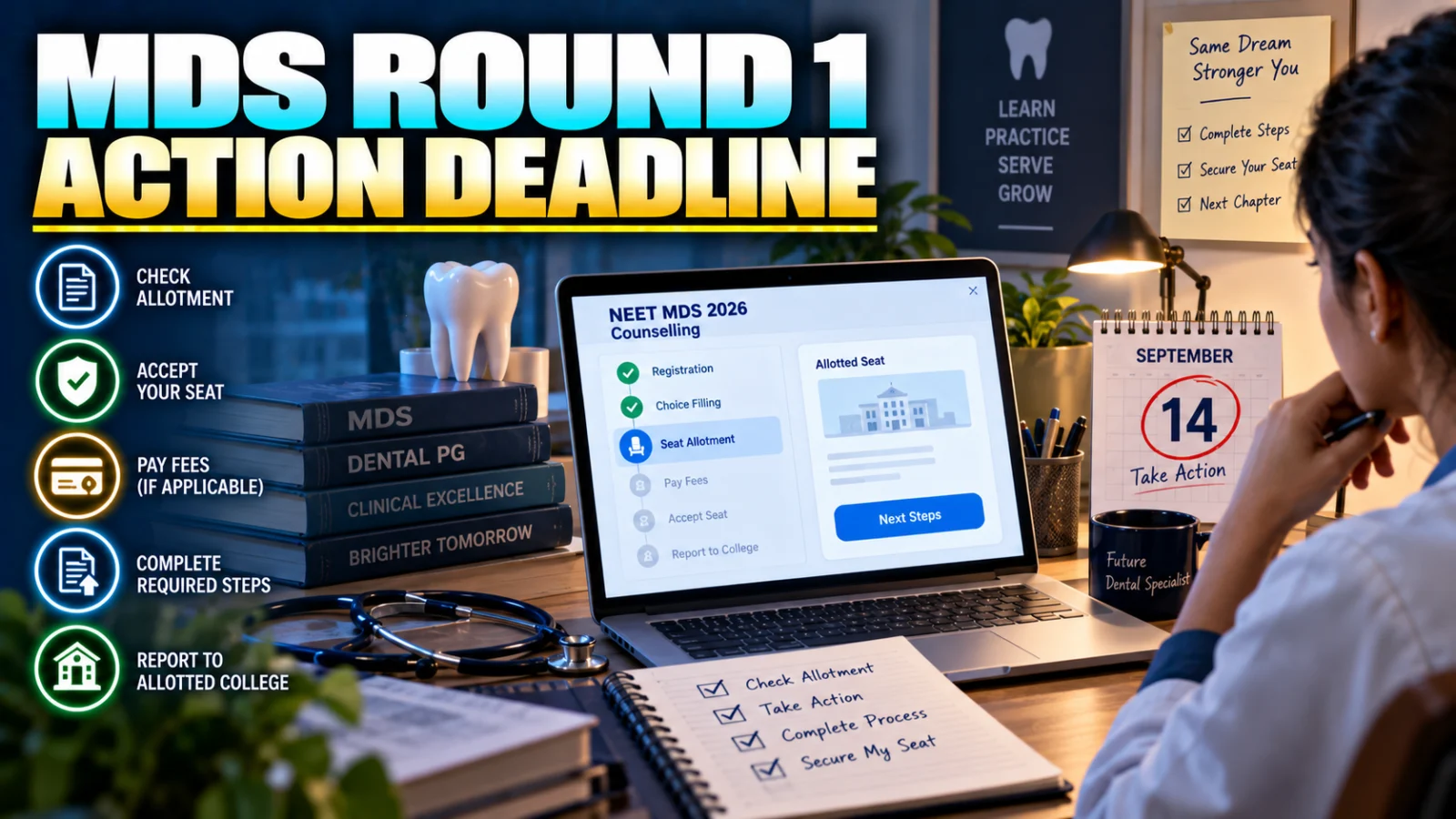 KEA MDS Round 1 Final Allotment Out: What Candidates Must Do by September 14