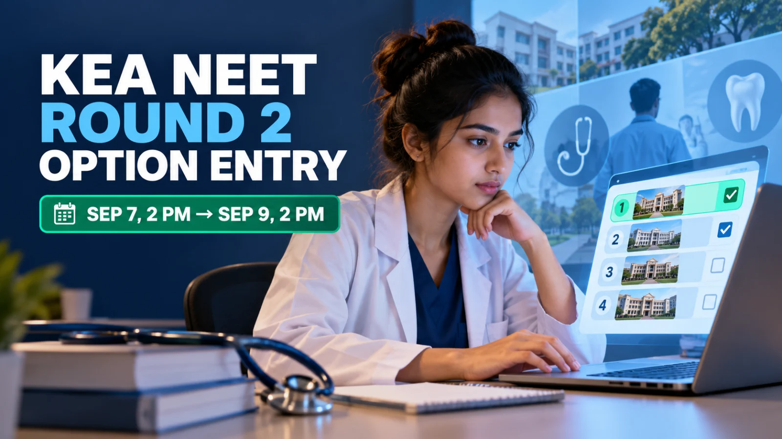 KEA NEET Round 2 Option Entry Starts Sep 7: Who Can Participate and What to Save