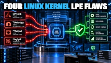 Four Linux Kernel Root-Escalation Flaws: DirtyAH6, TUNderflow, PPPoEject and DiagSpill