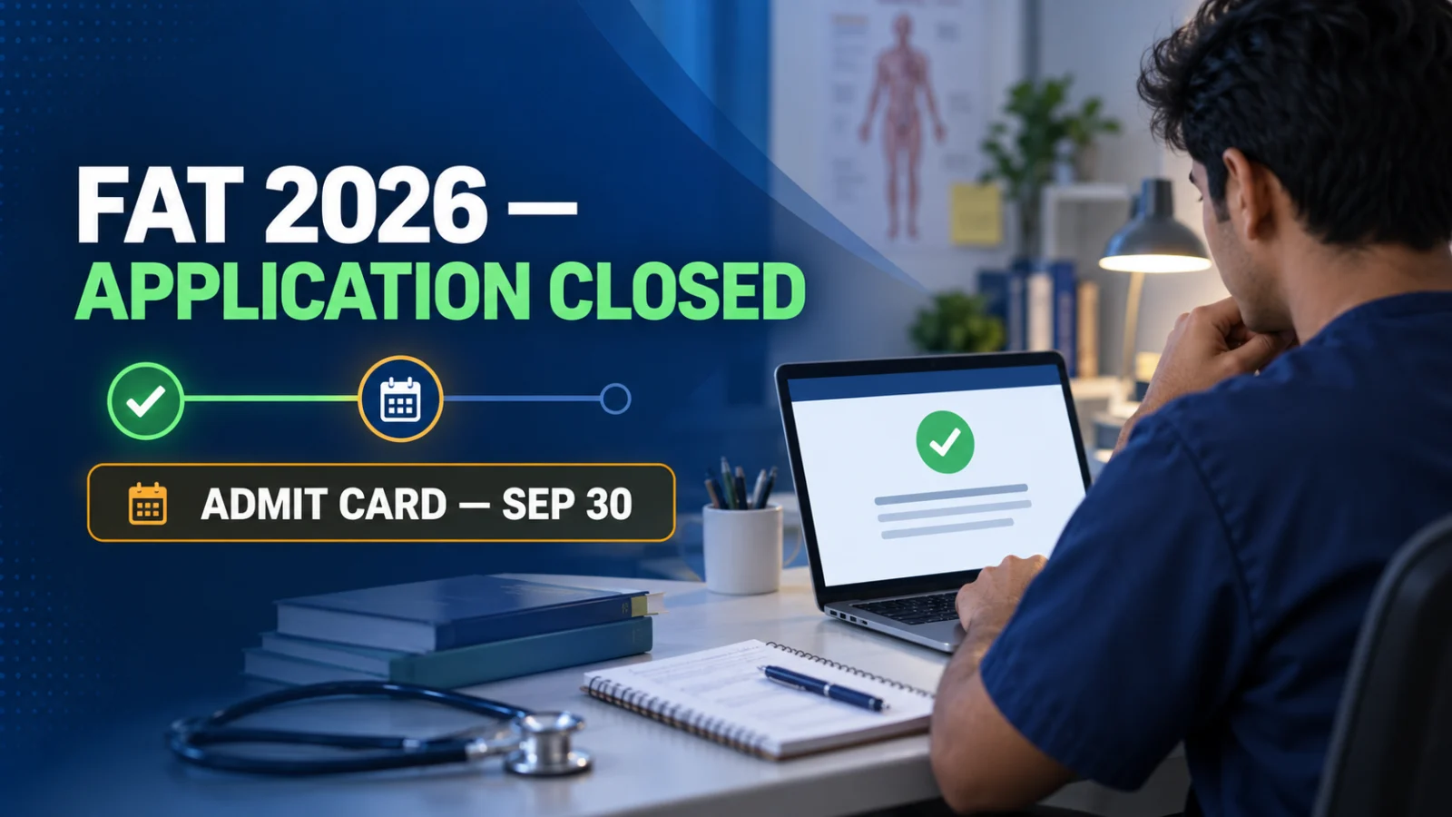 NBEMS FAT 2026 Application Closed: Check Submission Proof and Admit Card Sep 30