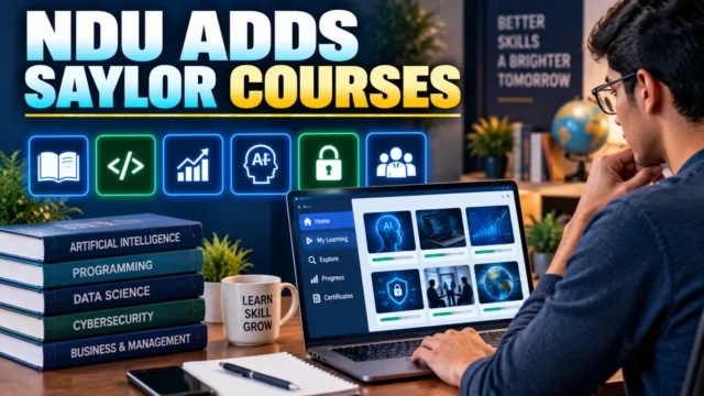 NIELIT Digital University Adds Saylor Courses: What Learners Can Access