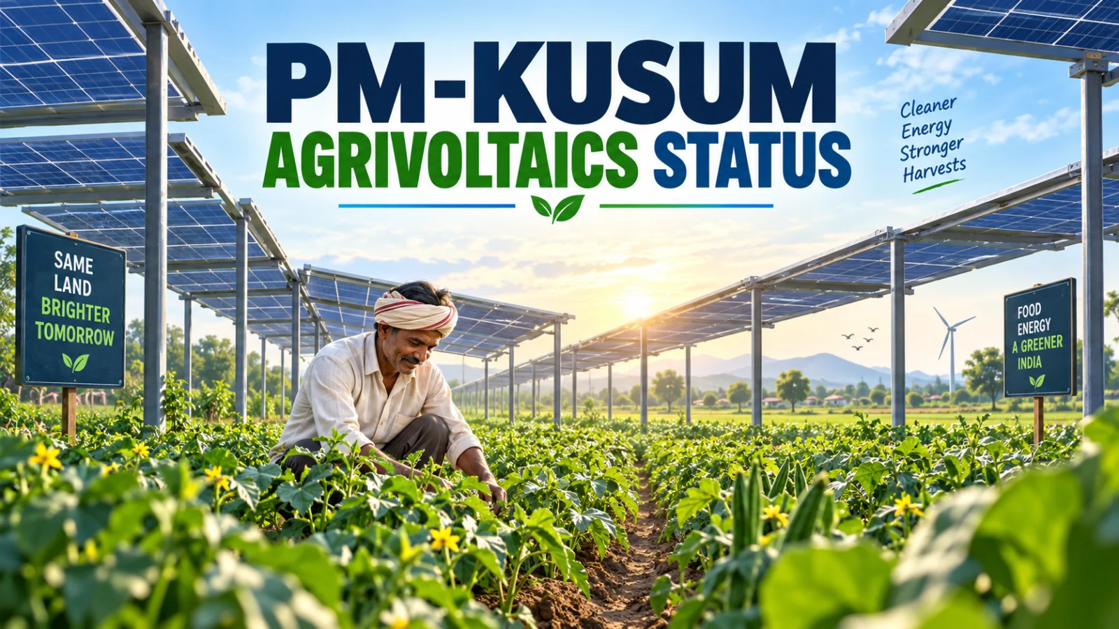 PM-KUSUM Agrivoltaics: What Is Confirmed, Who It Targets and What Is Not Open Yet