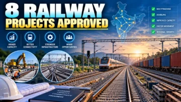 Railway Multitracking Projects 2026: Cabinet Approves 8 Routes Worth ₹20,804 Crore
